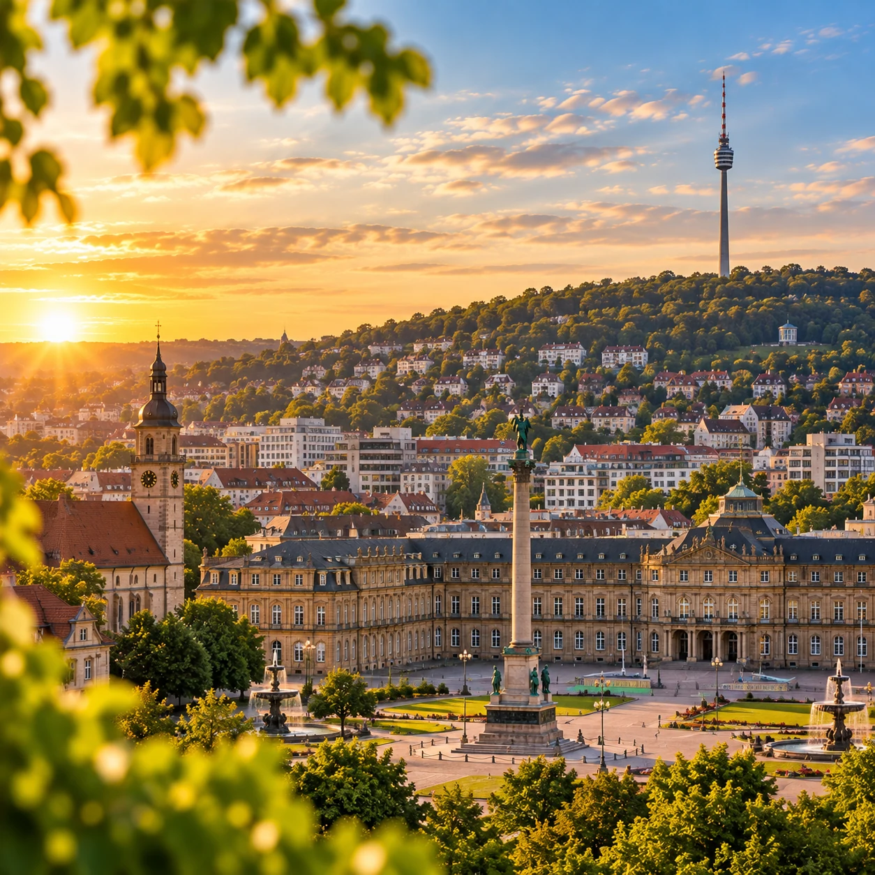 Panorama von Stuttgart